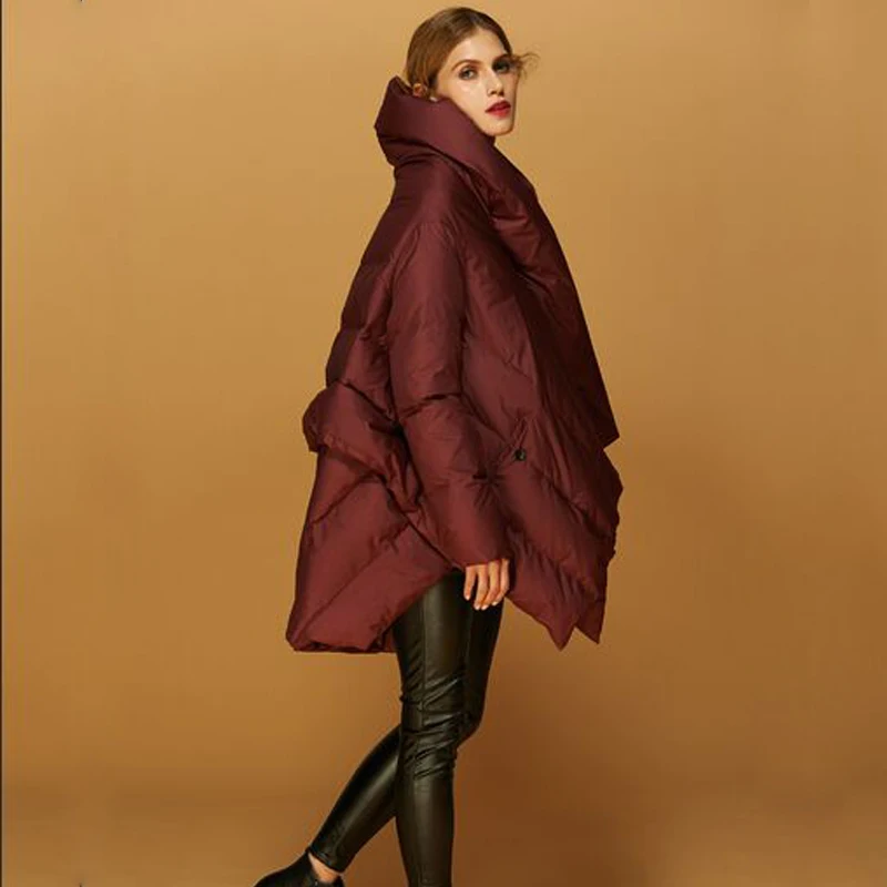 Зимнее пальто для женщин 2018 Новая модная зимняя куртка на белом утином пуху