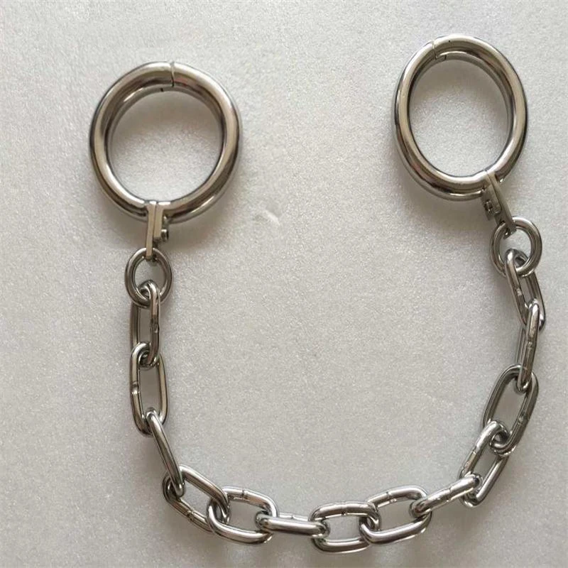 Набор для бондажа из нержавеющей стали Металлические наручники чулки ног