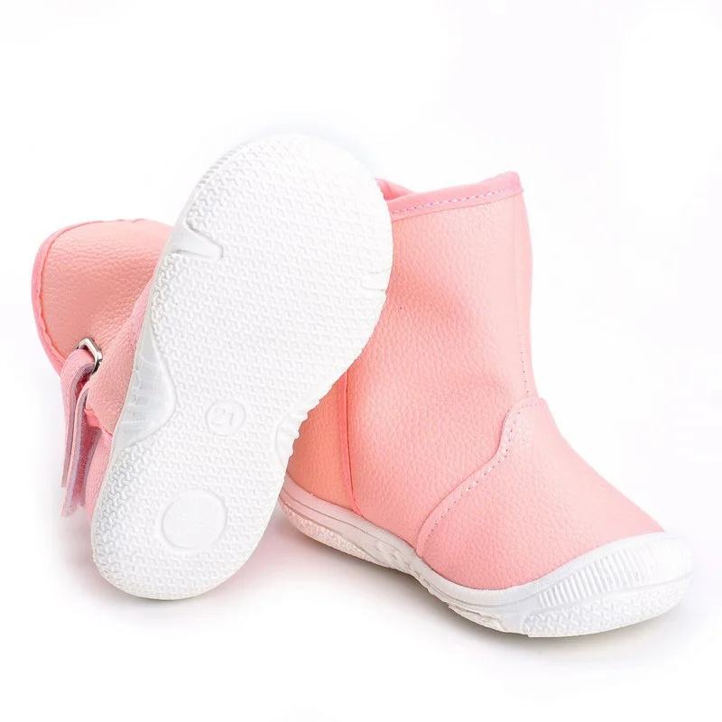 Зима прилив мужчин и женщин детские pu кожаные водонепроницаемые Martin снегоступы