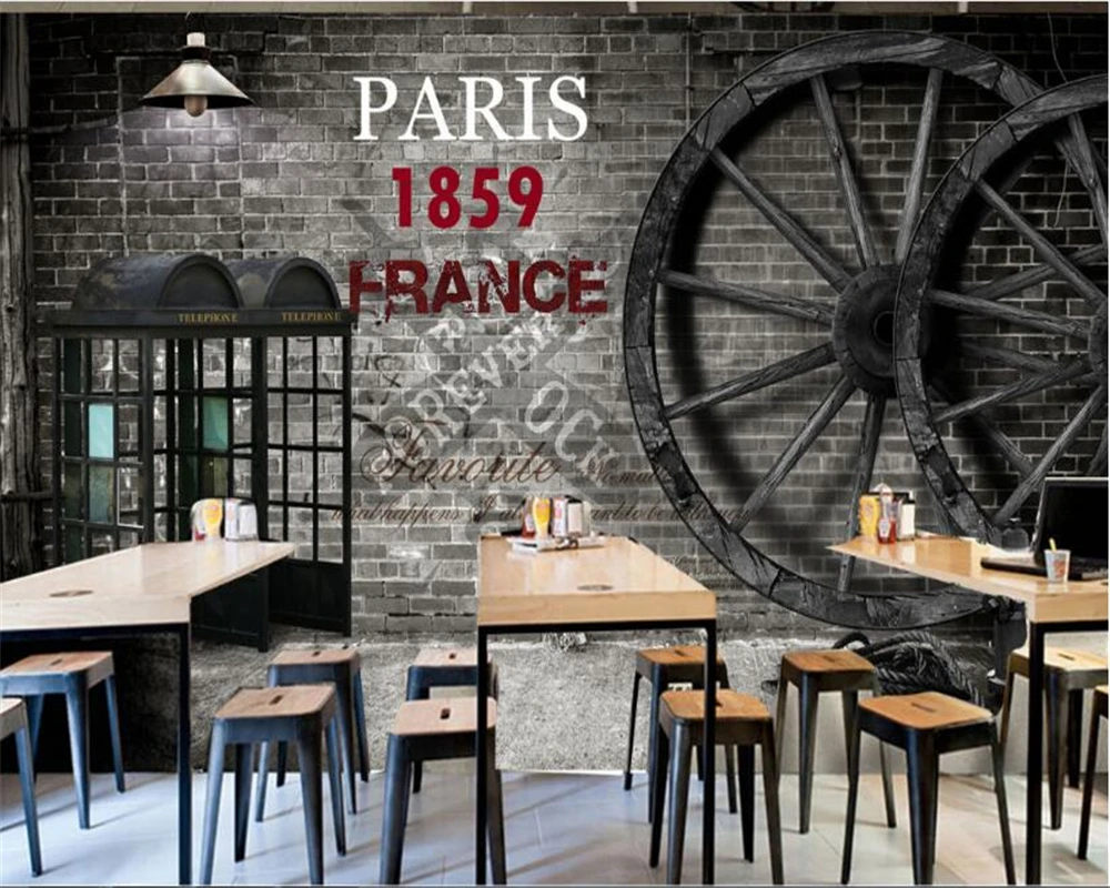 Обои для стен 3 d Ретро стиль Ностальгический стиль|background wallpaper|wallpaper for wallsfashion