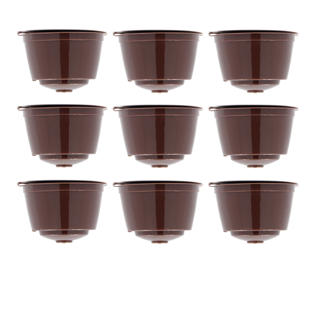 9 штук упак. многоразовые кофейные капсулы фильтр чашка кронштейн Adpter Refill Cafeteira