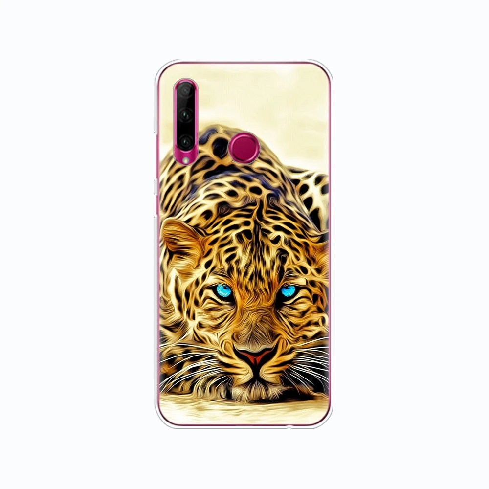 Honor 10i силиконовый чехол ТПУ задняя крышка чехол для телефона huawei Honor 10i чехол HRY-LX1T 10 i 6,21 дюймов Волк тигр, Лев, Леопард медведь