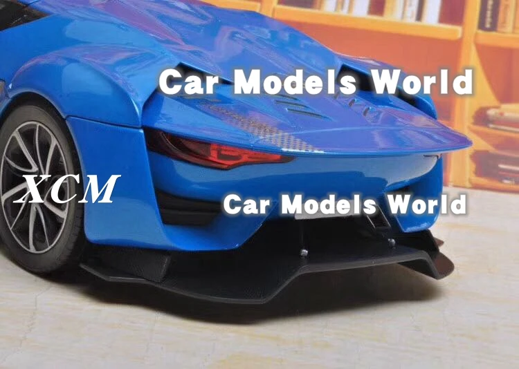 Литая под давлением модель автомобиля для Norev GT концепция автомобиля 1:18(синий)+ маленький подарок