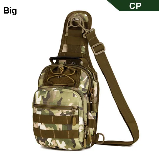 CP Big Тактическая Сумка Molle для рыбалки, походные рюкзаки, охотничьи сумки, спортивный нагрудный рюкзак на плечо, военный армейский рюкзак Mochila Tas XA598WA - Цвет: CP Big