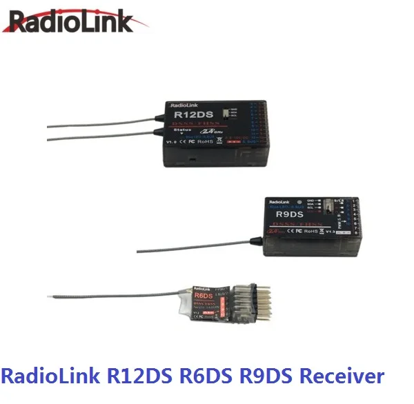 Radyolink R12DS R6DS R9DS alıcı 2.4G AT10 AT10II RC uzaktan kumanda çoklu seçim için sinyal