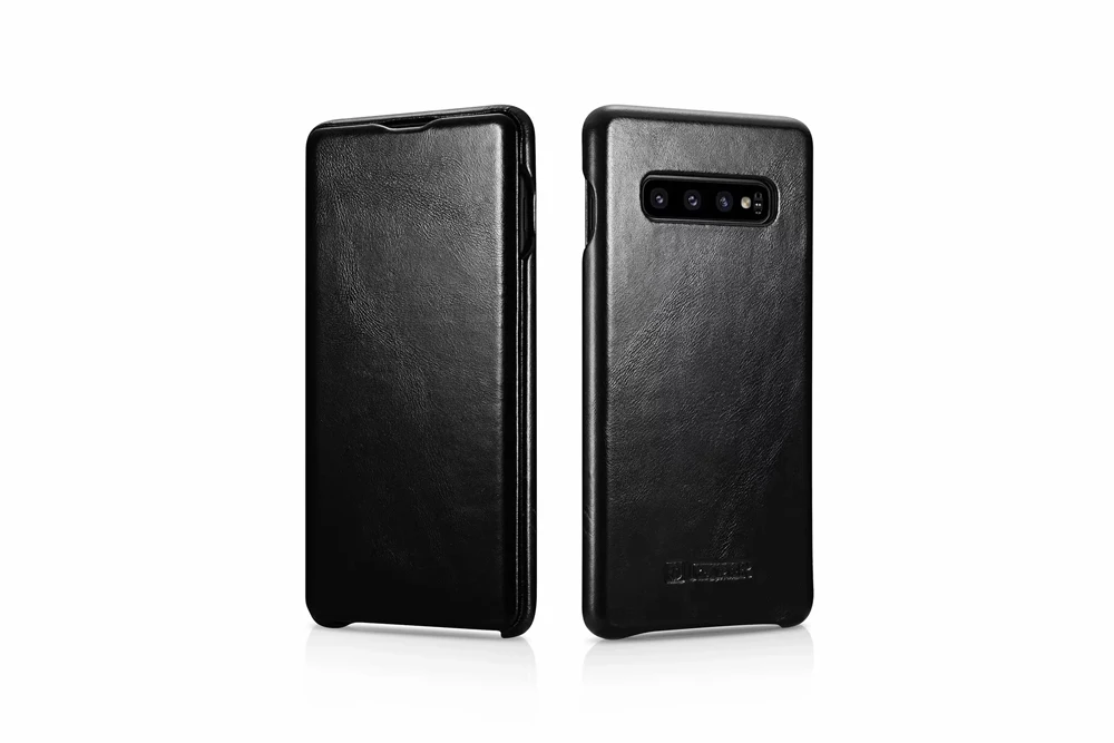 Роскошный деловой чехол из натуральной кожи в стиле ретро для samsung Galaxy S8, S9, S10 Plus, S10e, Note 9, 8, Fundas, откидная крышка, оболочка