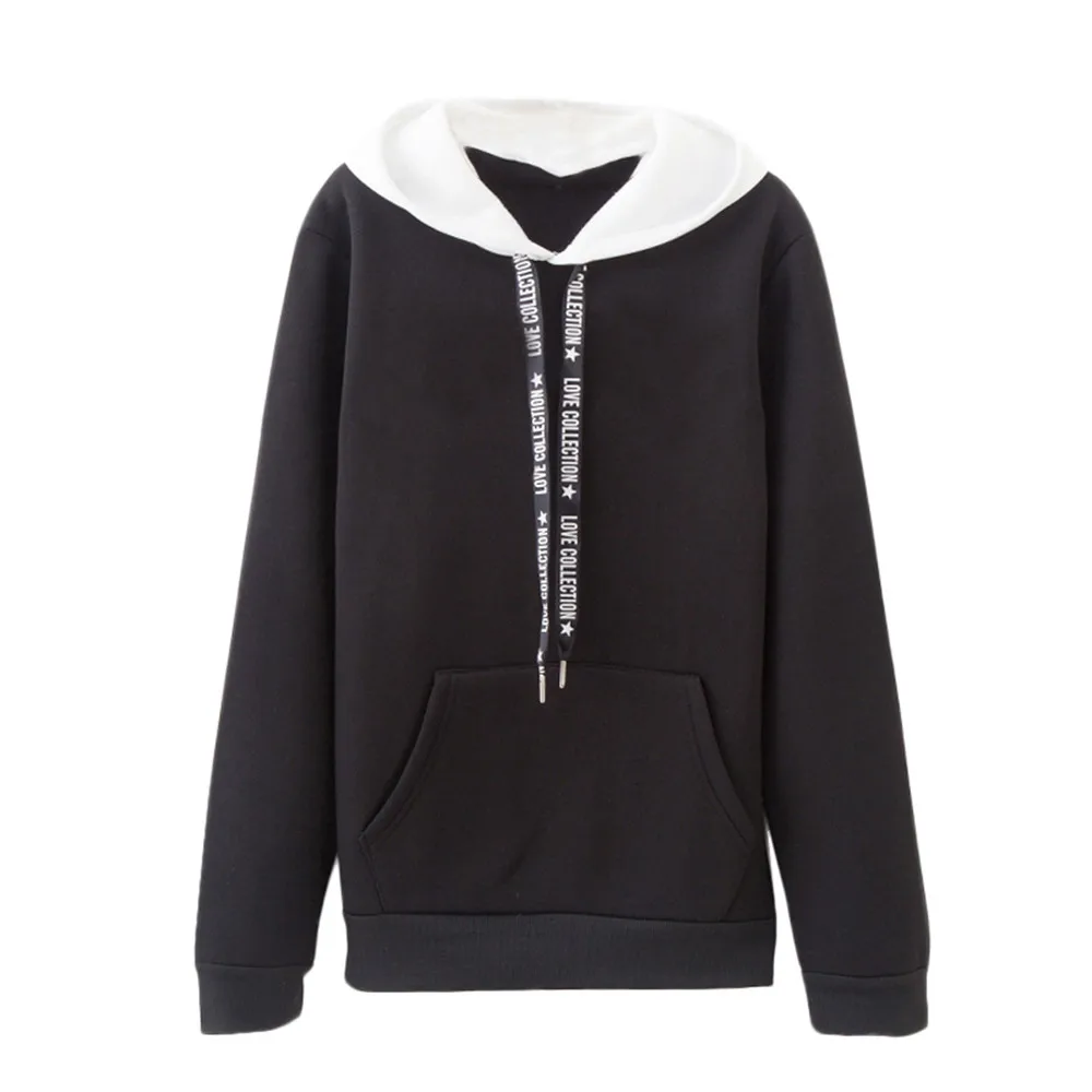 2018 осенние толстовки пальто женские зимние с длинным рукавом повседневные