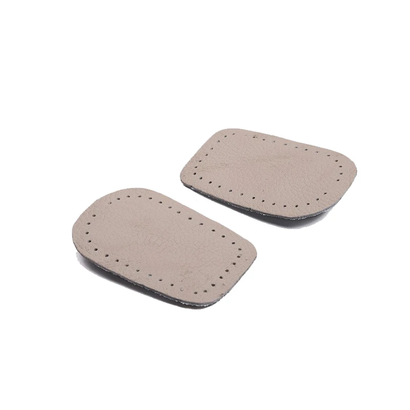 Genuine Leather  Shoes Pads Cushion Heel Cup Insoles Massager Inserts Heel Pain Spur Latex for Men and Women Shoes