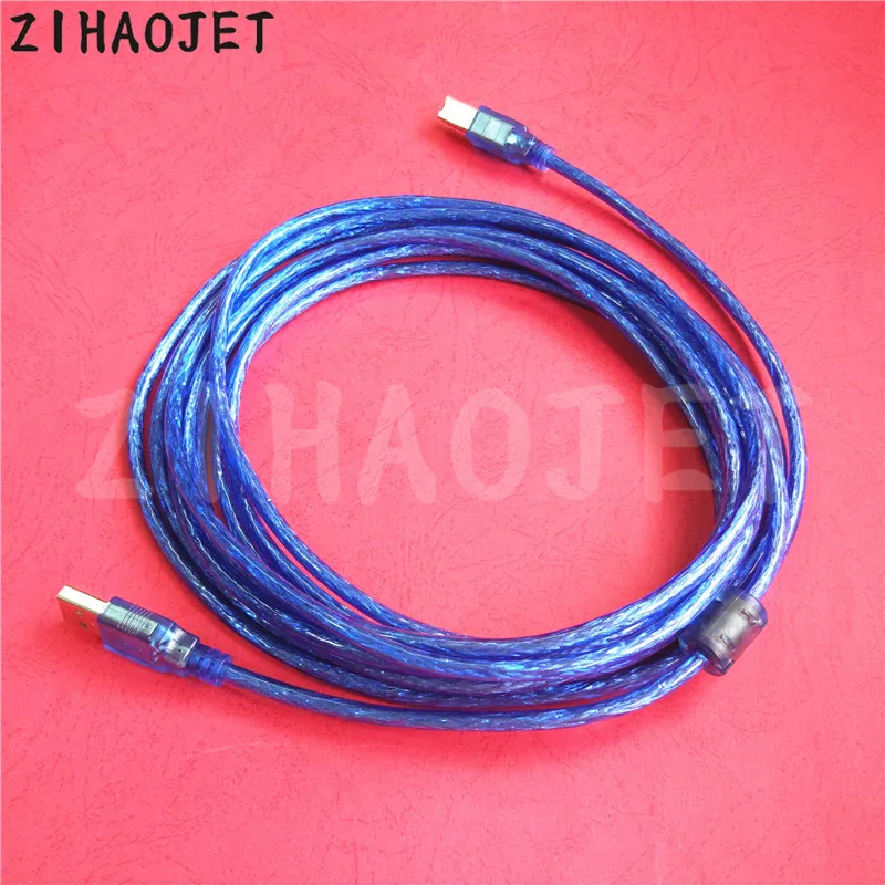 Digital printer USB printing cable for Allwin Human Xuli Wit-color Zhongye Challenger Crystal-jet data 3M 5M 1pc 3pc | Компьютеры и
