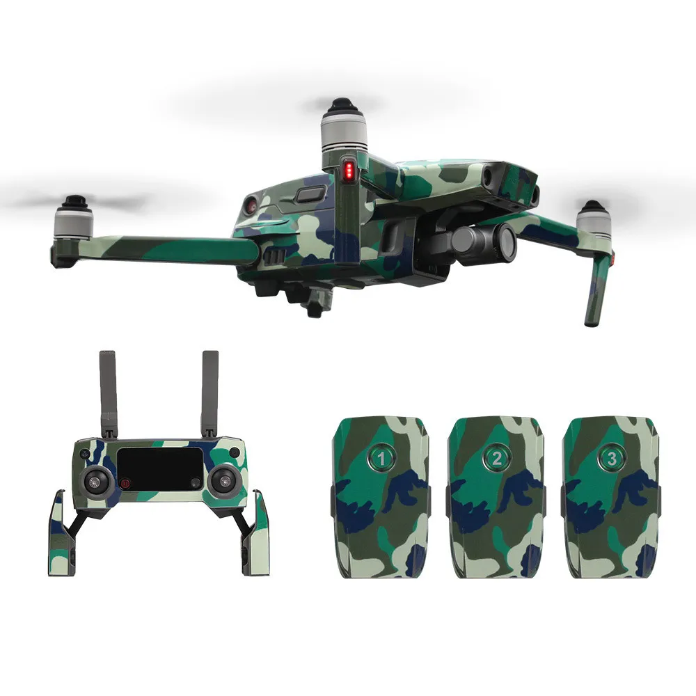 Камуфляжная Наклейка для DJI Mavic 2 PRO/ZOOM пульт дистанционного управления корпус РУКА кожа наклейка пленка Комплект Дрон аксессуары - Цвет: a9