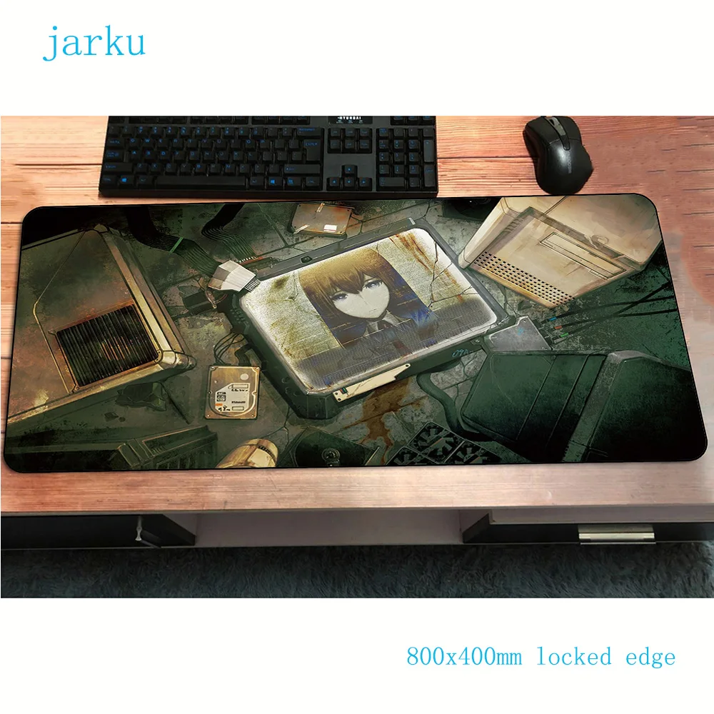 Игровой коврик для мыши steins gate gamer Domineering 800x400x3 мм эргономичный большой