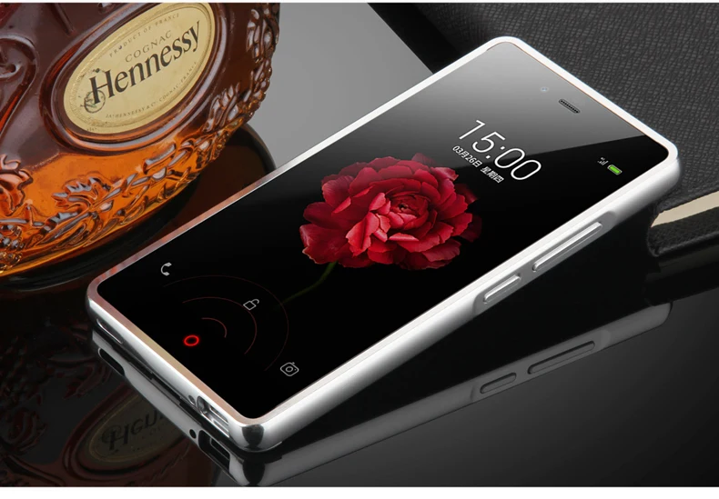 Для zte Nubia Z11 Mini чехол с зеркальным покрытием Алюминиевый металлический бампер акриловый PC чехол для задней панели для zte Nubia Z11 Mini чехол для телефона s