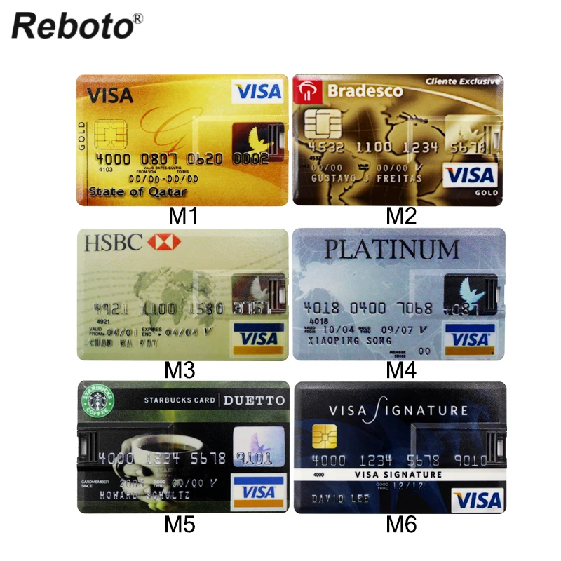 Новая кредитная карта Master Card HSBC American Express USB флэш накопитель 64 ГБ 32 8 16 4 банковская