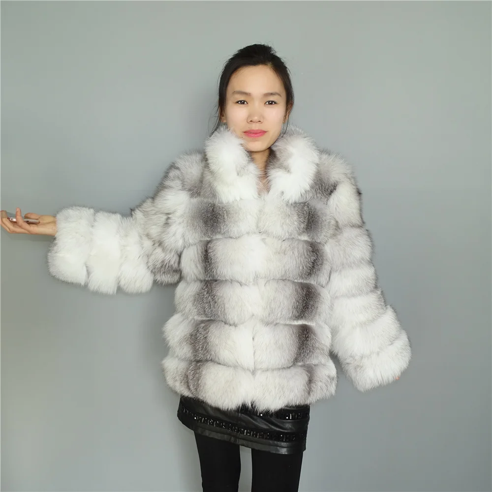 60 см русский Соболь мех/белый крест лисий мех размера плюс настоящая лисица