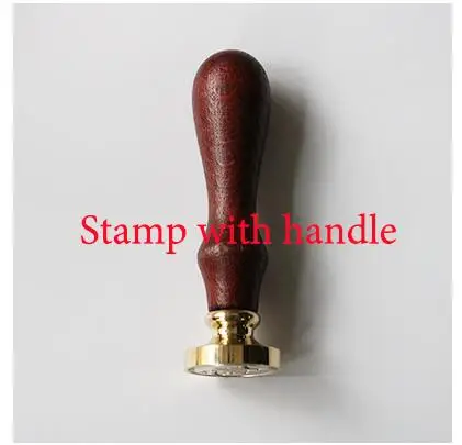stamp with handle Персонализированные две инициалы воск печать штамп, настроить двойной monogra воск уплотнение штамп Свадебные приглашения 12 шрифт на ваш выбор - Цвет: stamp with handle