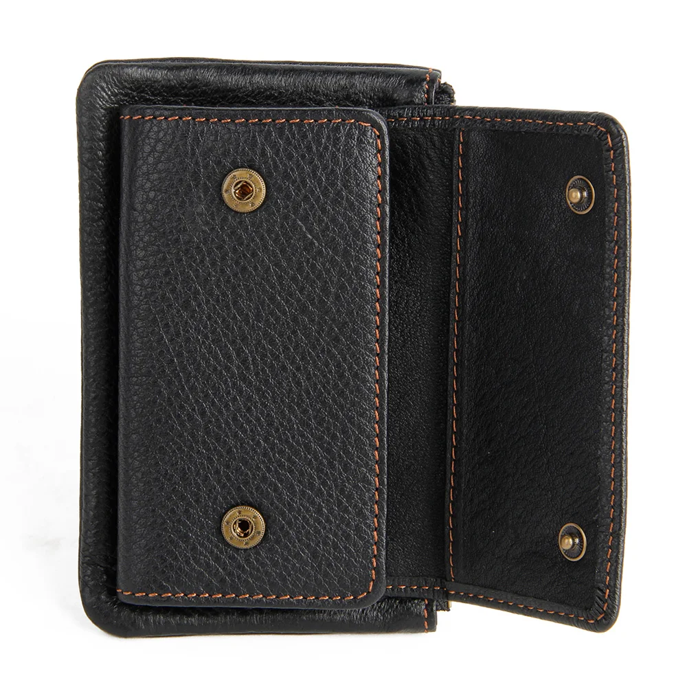 Genuine Leather Car Key Wallets Men Key Holder Housekeeper Keys Organizer Women Keychain Covers Zipper Key Case Bag Pouch Purse