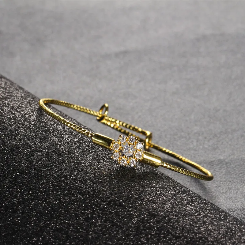 WalerV 925 Fashion Jewelry Charm for Women Custom Luxury Brand Bracelets Gold Color Zircon Bracelet Men Send The Best Gift | Украшения и