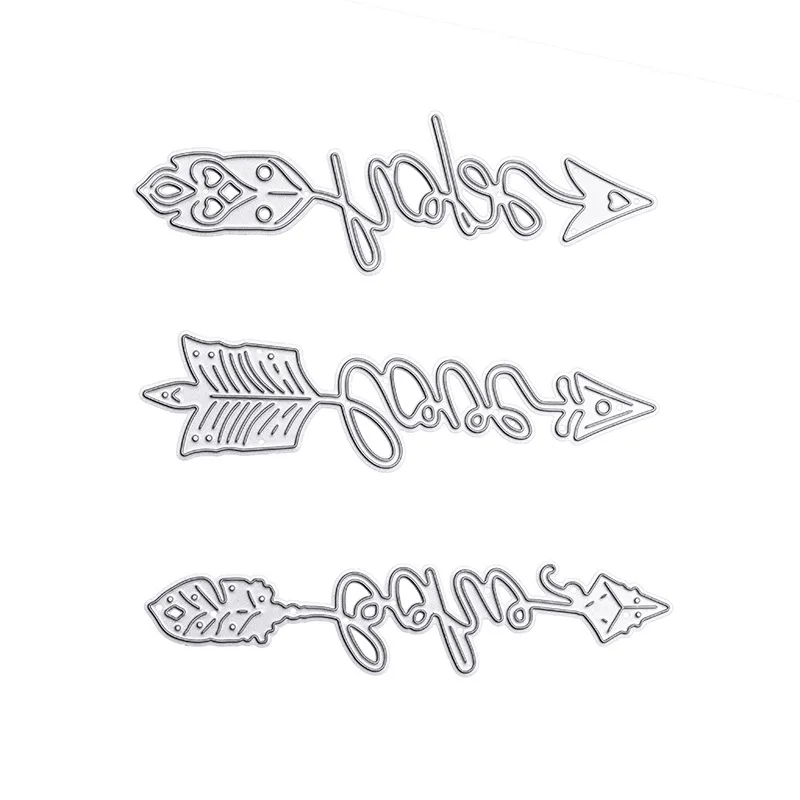 Hope Love Arrow Metal Cutting Die | Дом и сад