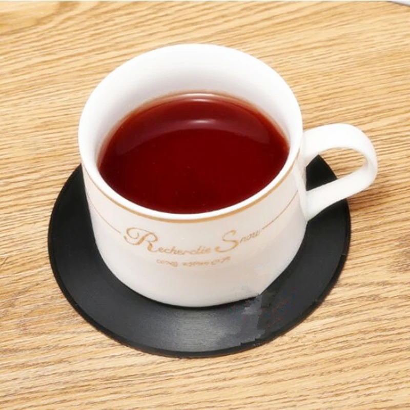 Ретро виниловые подставки для CD напитков Настольная чашка коврик домашнего