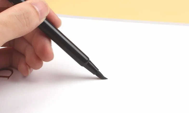 Pentel ручка кисть для каллиграфии с мягким наконечником черный Япония XSF15|brush pen|pen