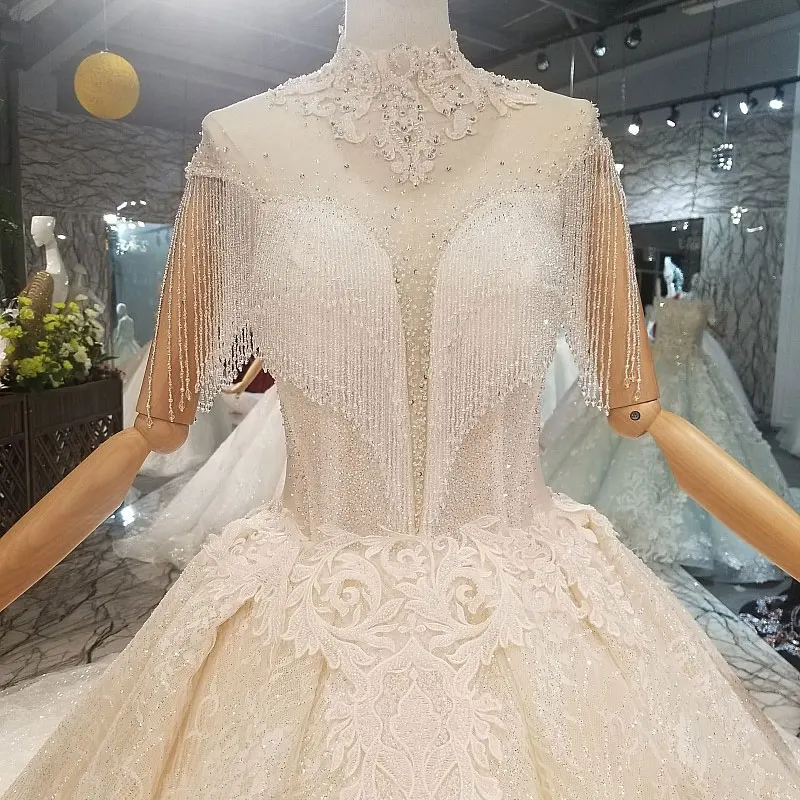 特別割引 Aijingyuウェディングドレスイスラム教徒の花嫁衣装インドトルコホワイトウェディングドレスと