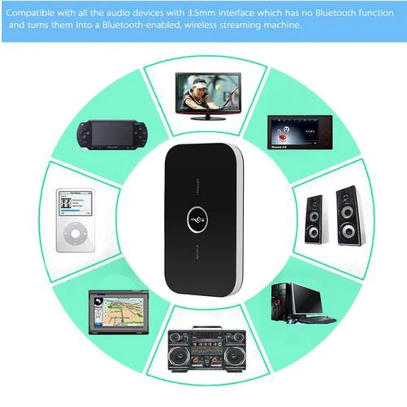 Bluetooth передатчик приемник 2 в 1 беспроводной A2DP 3 5 мм стерео аудио ключ адаптер для