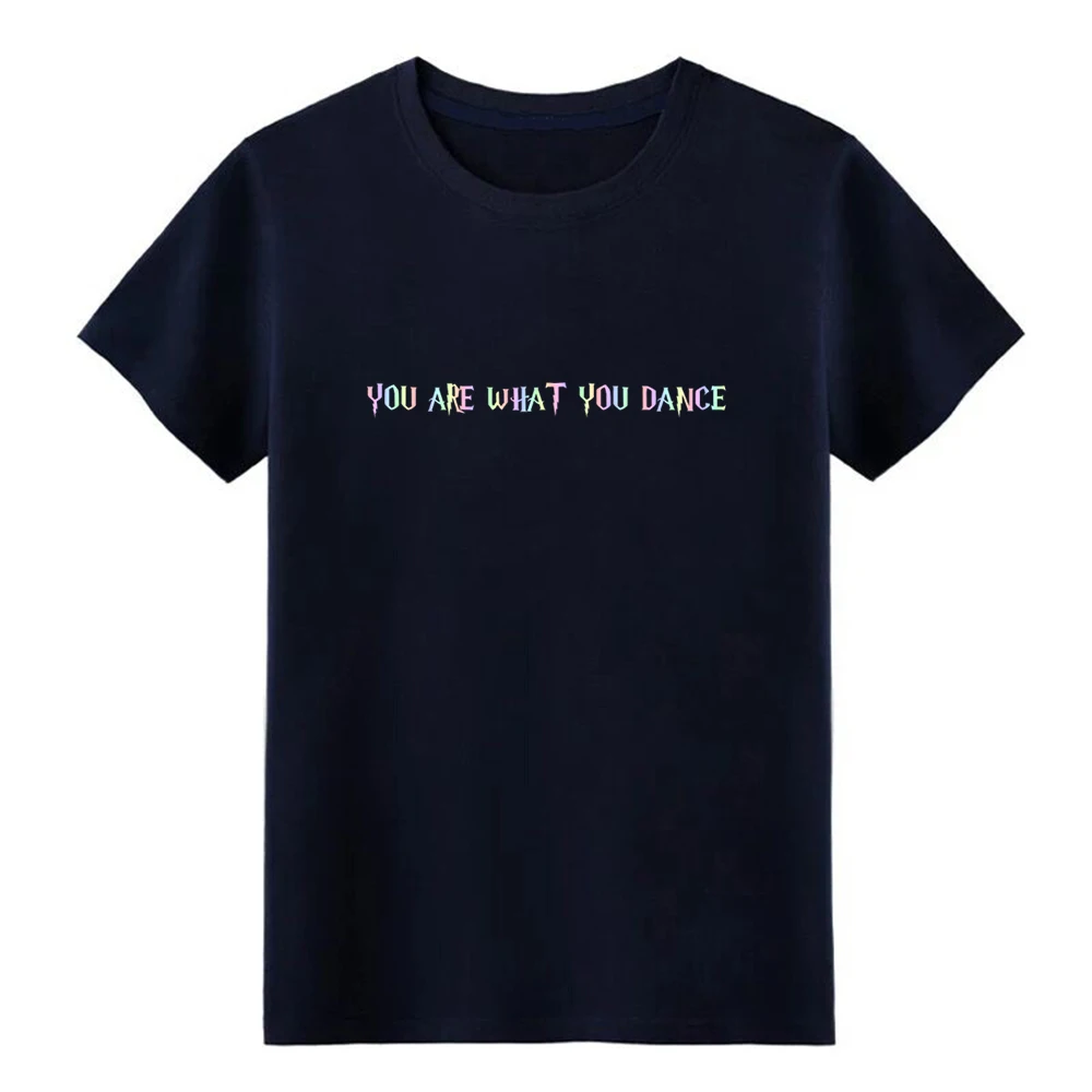 Мужская футболка с надписью You are what you dance Music Rave Techno Gift Idea хлопковая формальная