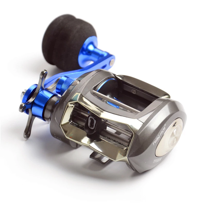 Slow Shake Bait Casting Reel 12+1Bb Jig Wheel Max Drag 11Kg Boat Wheel Gear Ratio 7.0:1 Lure Fishing Reel