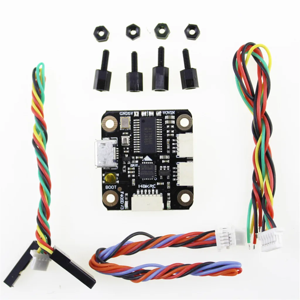 Аксессуары Контроллер полета HAKRC MiniF4 Flytower OSD BEC 20A 4в1 ESC для радиоуправляемого