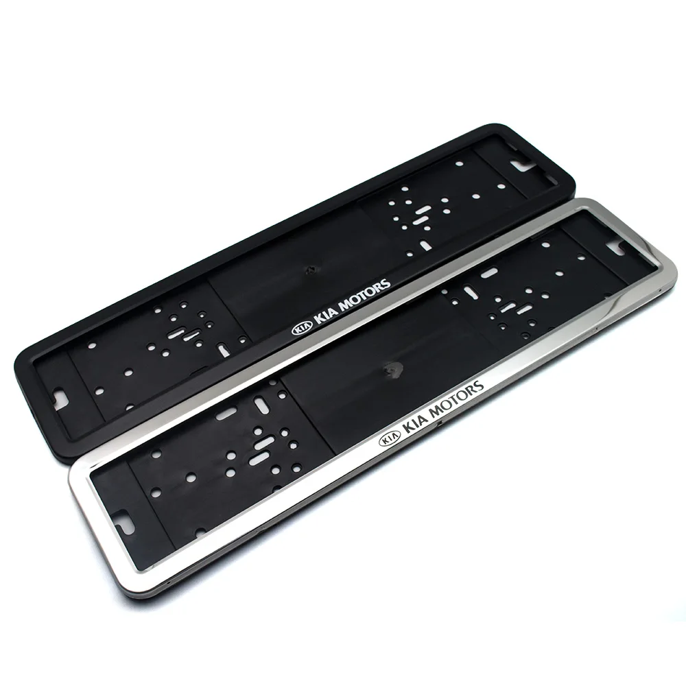 1 шт. Европейский Универсальный автомобильный держатель номерного знака из