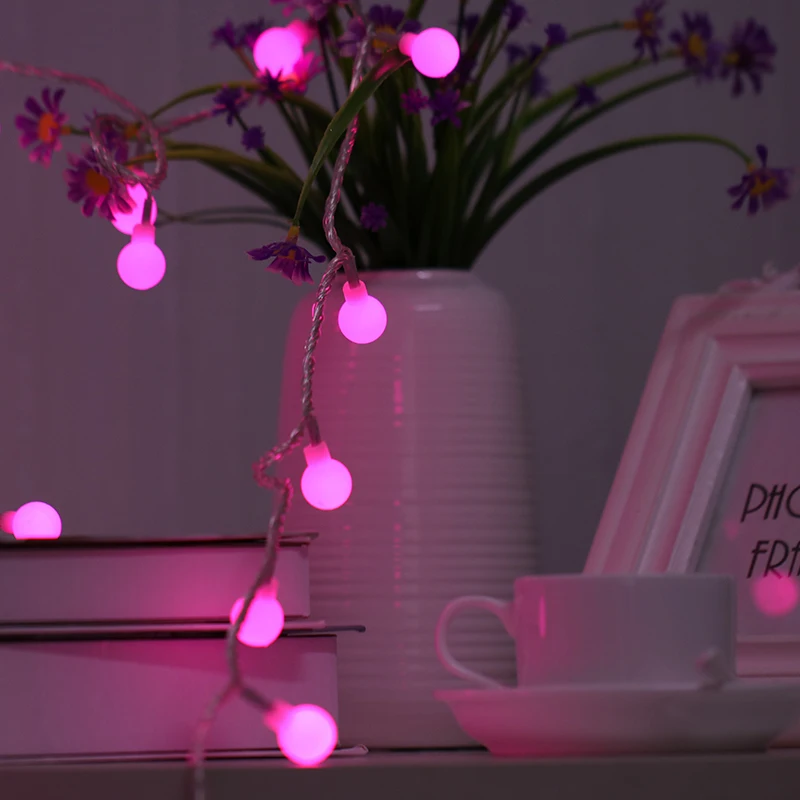 Guirlande Lumineuse Pisca De Natal хит продаж маленькие шариковые светодиодные фонари