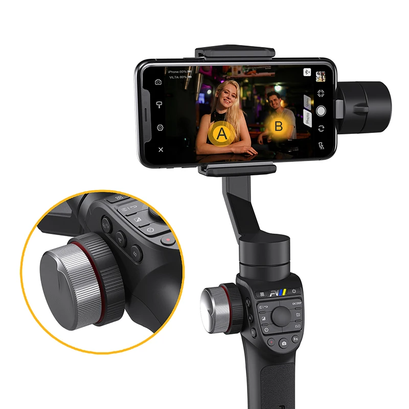 Freevision VILTA M PRO ручной 3 осевой карданный стабилизатор для смартфона ручка Vlog