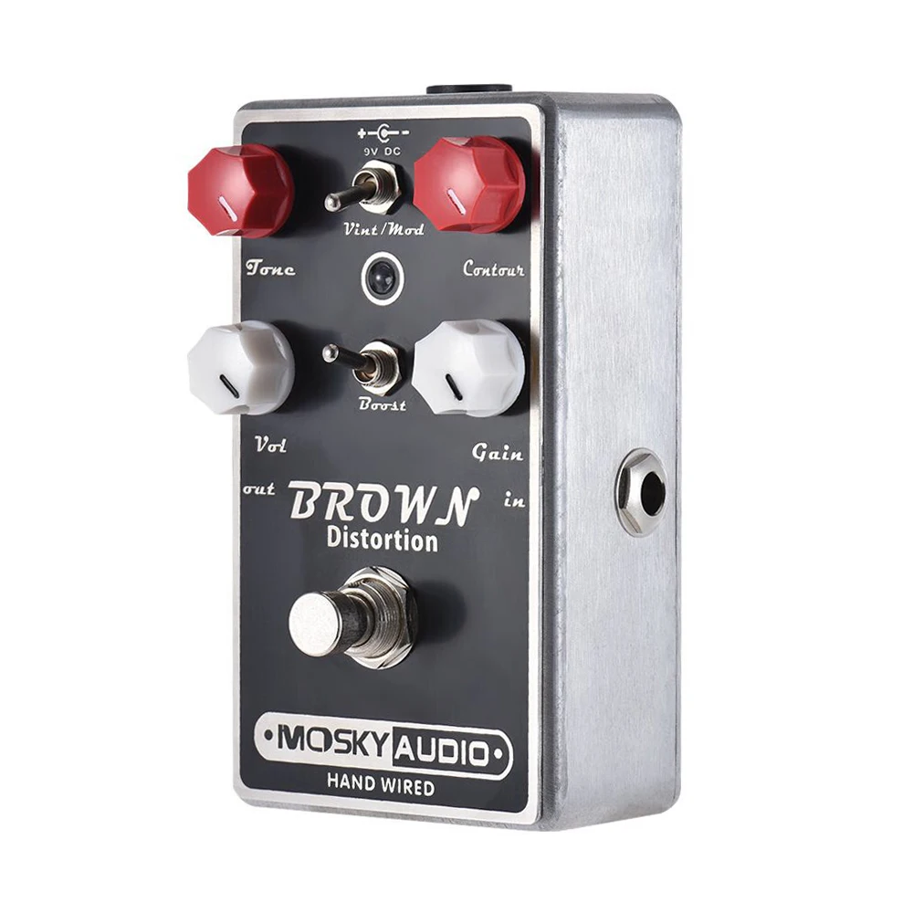 

Mosky BROWN DISTORTION Guitar Effect Pedal Mini Overdrive Effect Pedal Guitar Parts & Accessories