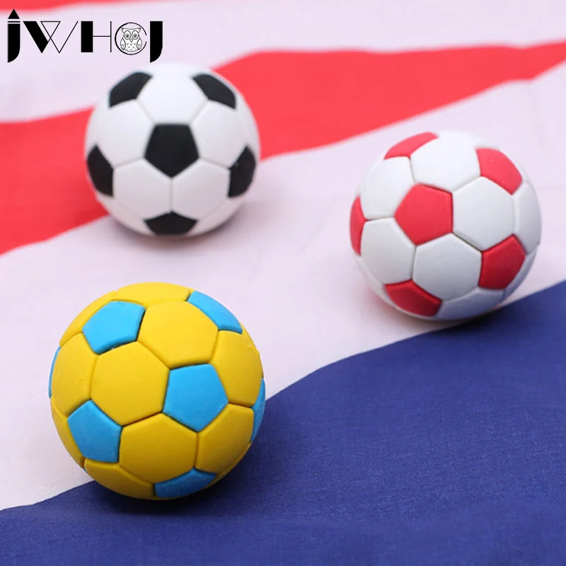 4 шт./лот новинка съемный резиновый ластик для футбола креативные Канцтовары