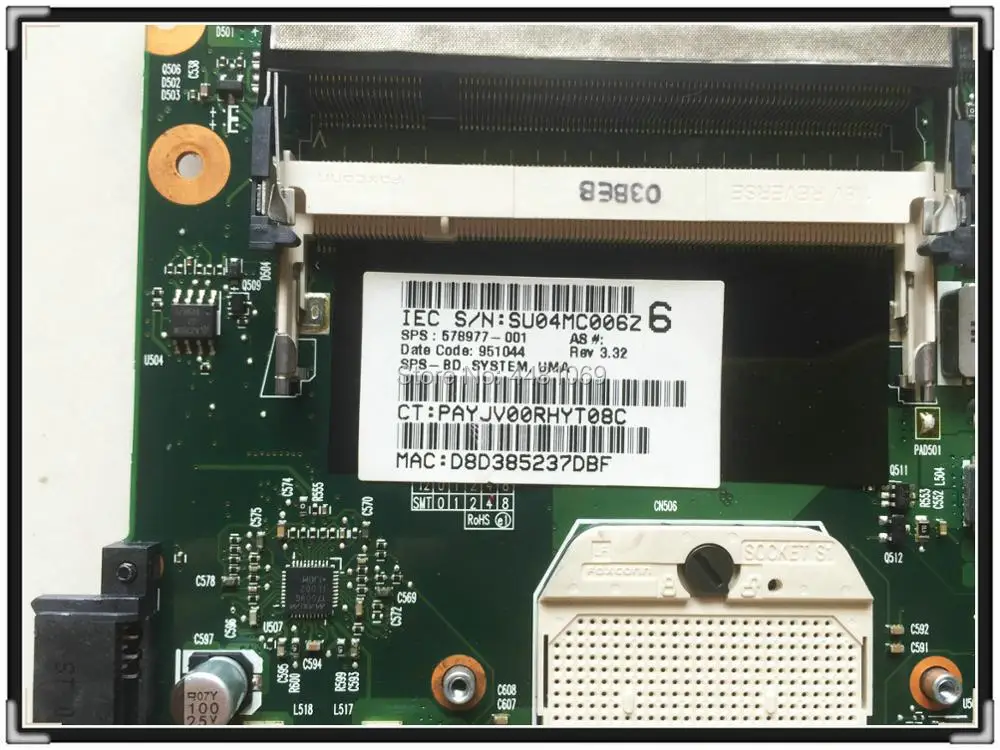 for Compaq 515 Notebook PC 578977-001 HP compaq 615 CQ515 CQ615 Laptop motherboard100% full tested OK | Компьютеры и офис