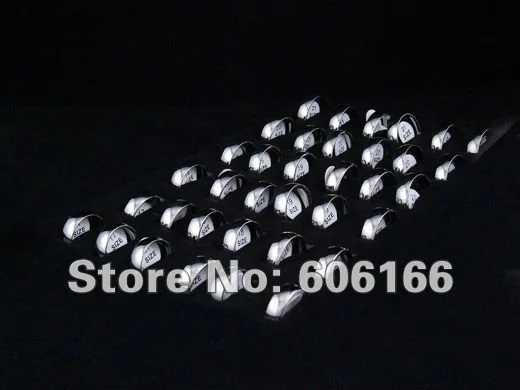 6 мм Серебряный тон Высокая полировка купол полукруглые кольца Удобная