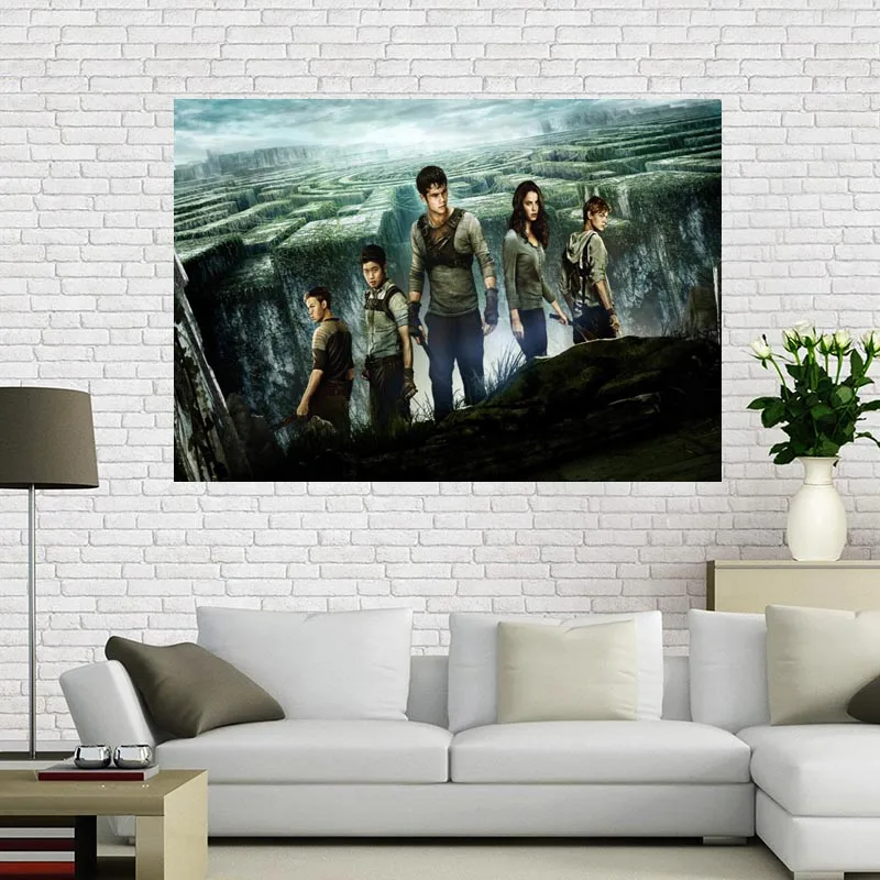 Новое поступление на заказ лабиринт бегун холст постер для домашнего декора