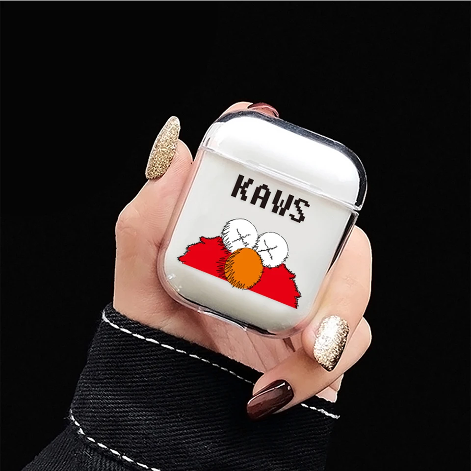Милый прозрачный чехол для APPLE Airpods чехол Кристалл Bluetooth жесткий кейс для наушников беспроводные наушники зарядка коробка сумка