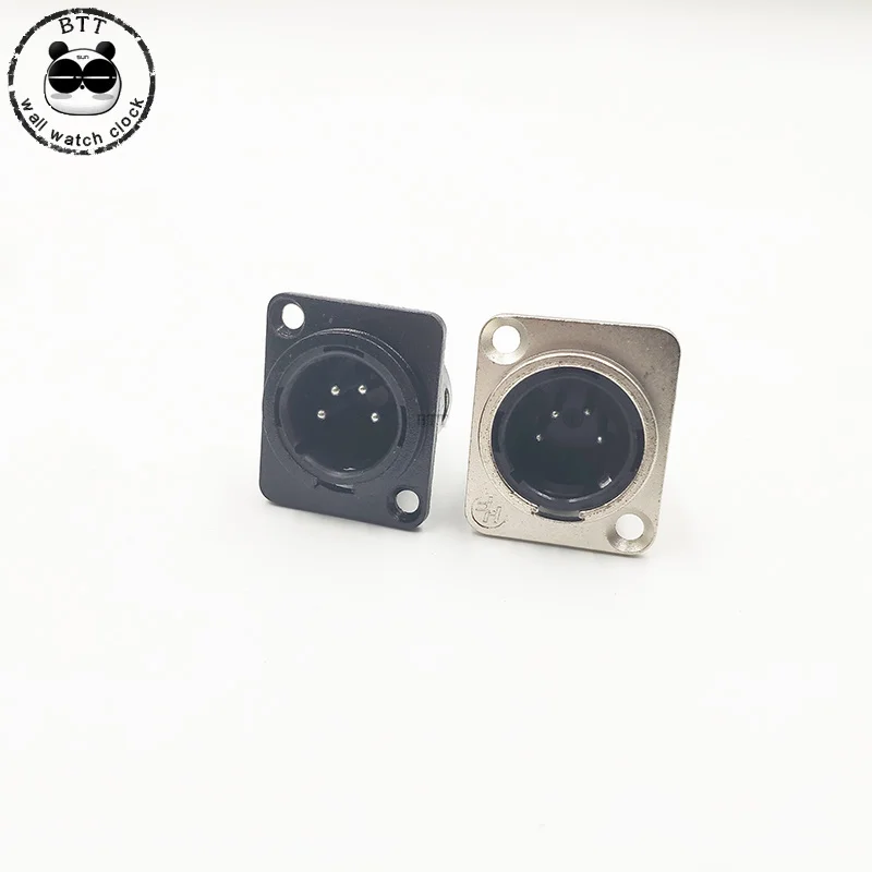 Фото Металлический разъем XLR для микрофона 3/4/5/6/7 Pin гнездовые Аудиоразъемы 3P 4P 5P 6P 7 P Металлический разъем XLR для микрофона 3/4/5/6/7 Pin гнездовые Аудиоразъемы 3P 4P 5P 6P 7 P