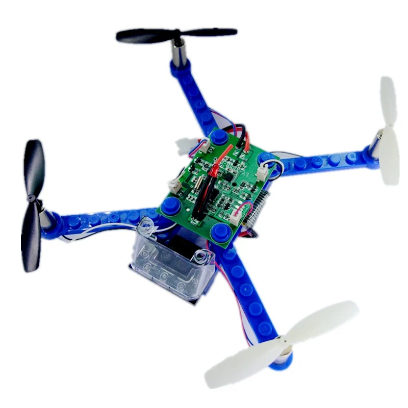 Diy Rc Дрон строительный блок мини радиоуправляемые дроны вертолетные лего детали