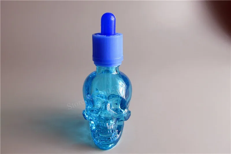 2X30 мл форма черепа стеклянная бутылка-капельница e-juice head стеклянный флакон-капельница для жидкостей стеклянная бутылка-капельница баночки бутылочки с пипеткой