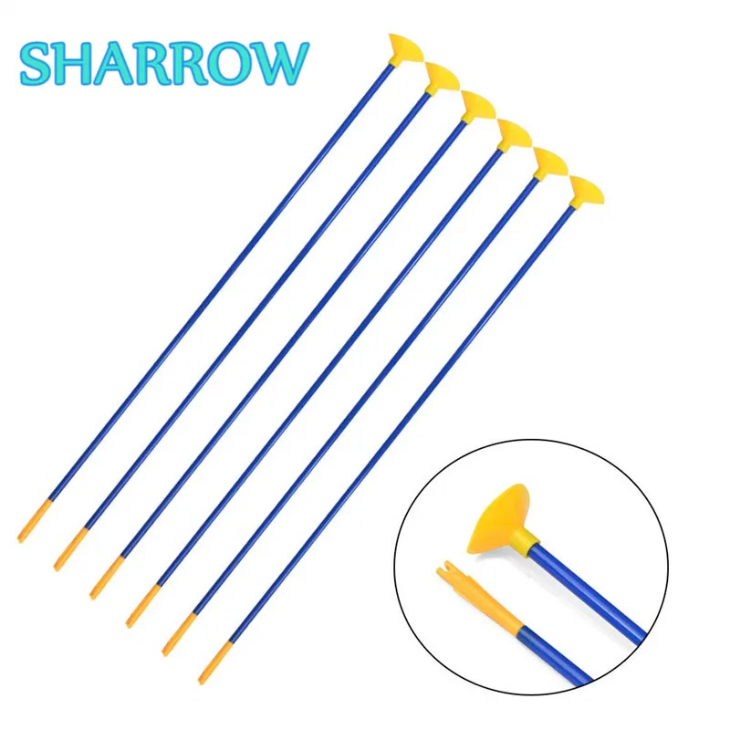 

12Pcs 23" Archery Children Sucker Arrows Suction Cup Safty Arrows Fun Toy For Kids Practice Game Shooting Sports Accessories
