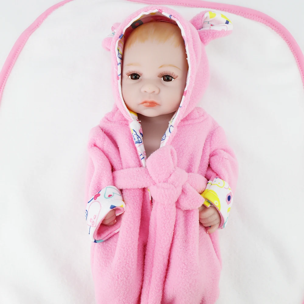 2019 reborn baby bebek кукла ребенок 12 дюймов 25 см куклы девочка пупи Детская силиконовая