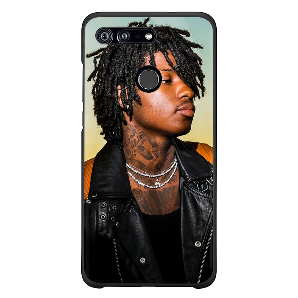 Черный чехол из ТПУ для Honor 9 Lite силиконовый телефона huawei Nova 3 3i 8x чехлы с цветочным