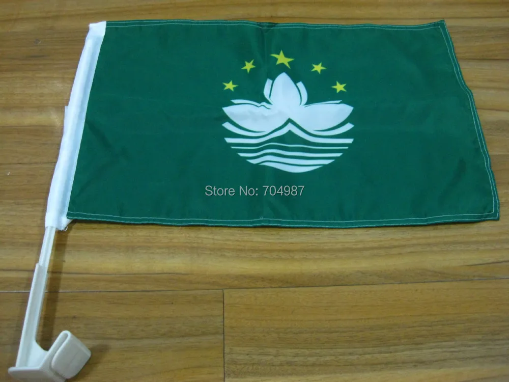 

30 x 45 cm Macao car window banner flag free shipping
