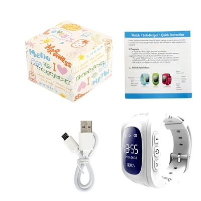 English White Gps/LBS Q50 SOS детские многоязычные станции наручные часы для мальчиков детские уличные умные местоположение телефон часы для детей - Цвет: English White