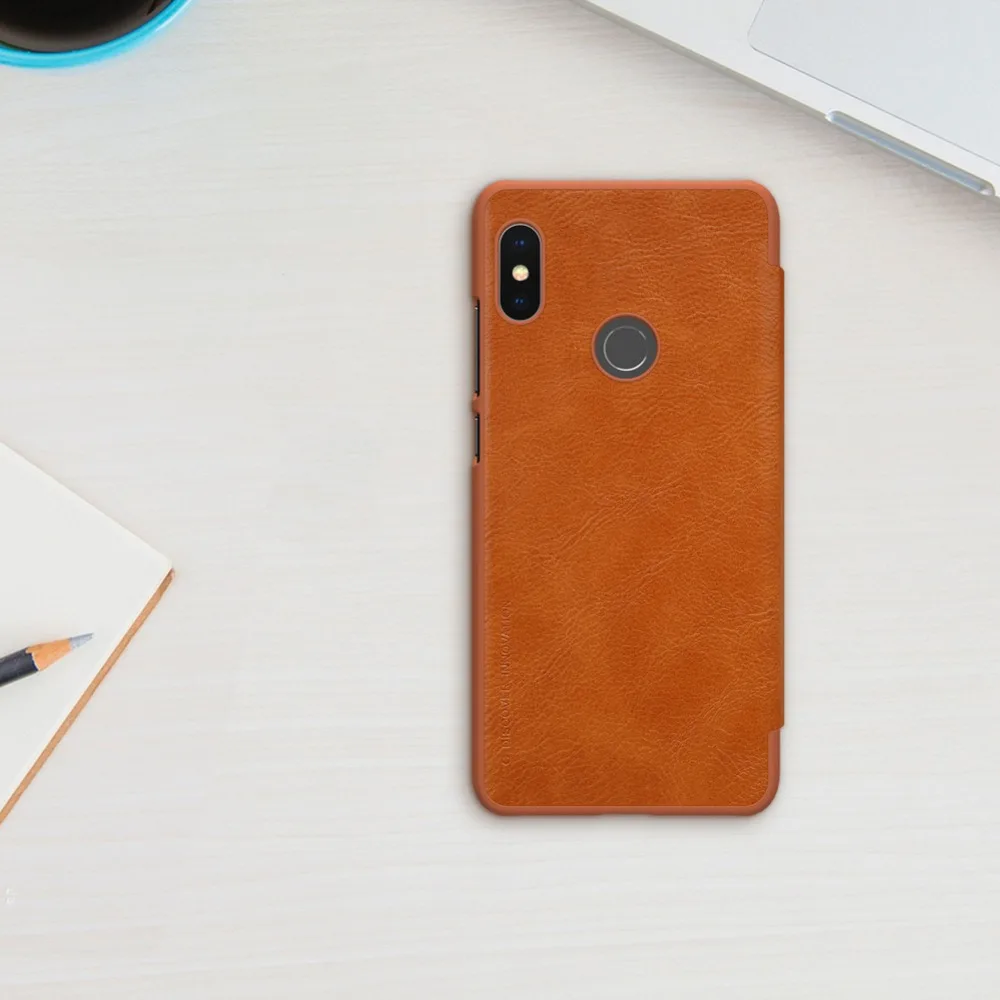 Чехол для Xiaomi Redmi Note 5 Pro умный кожаный чехол Nillkin винтажный книжка Pro|Чехлы-книжки| |