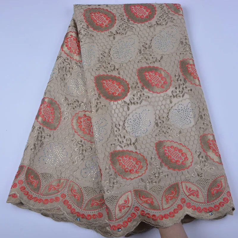 Latest Purple African Cotton Swiss Voile Lace Fabric 2018 High Quality In Switzerland For Party S1358 | Дом и сад