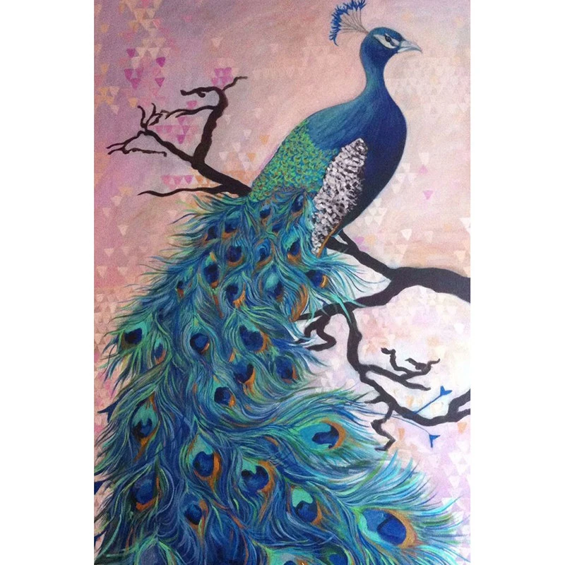 

Full square/Round drill Diamond embroidery Beautiful peacock 5D DIY diamond Painting Cross Stitch Rhinestone Mosaic decor HYY