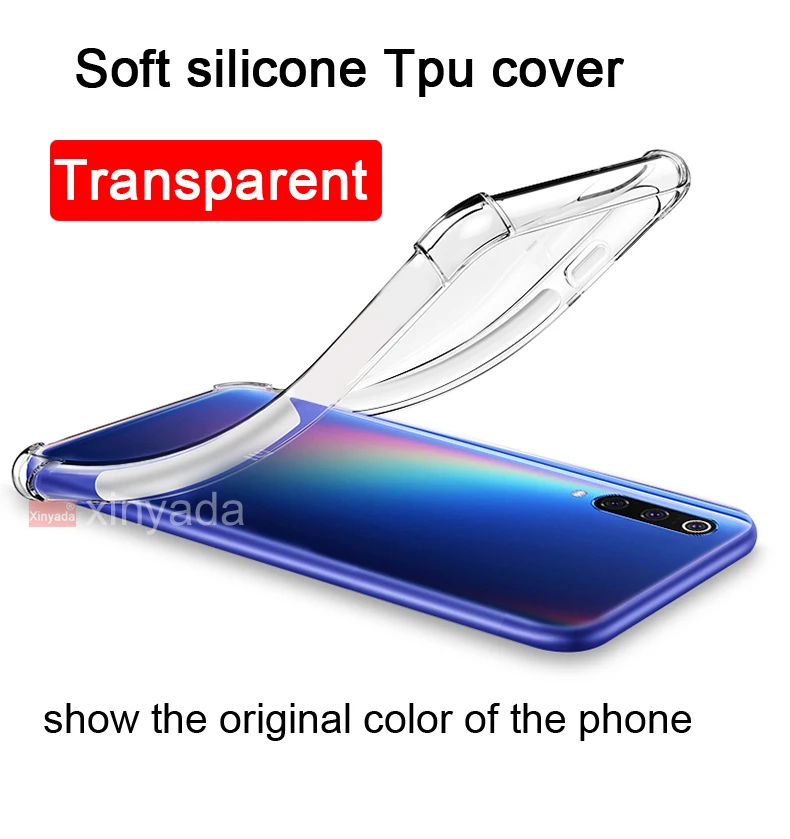 Clear Soft Silicone TPU Bumper Case For Samsung Galaxy M10 M20 M30 A10 A30 A50 A40 A70 A20 A60 Air Cushion Cover Shell | Мобильные